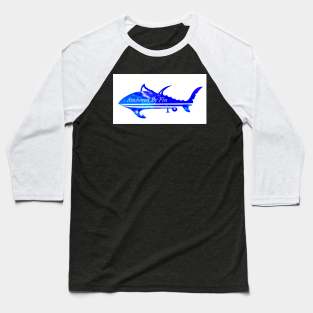 Anchored By Fin Tuna Baseball T-Shirt